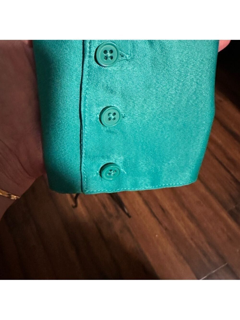 BCBGMaxAzria Green Long Sleeve Dress - Picture 3 of 5